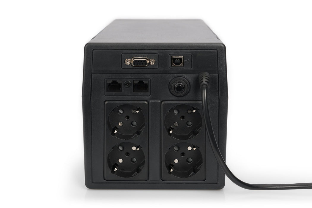 EAN 4016032441366 - Digitus DN-170074 sistema de alimentación ininterrumpida (UPS) 0,6 kVA 4 salidas AC imagen 5