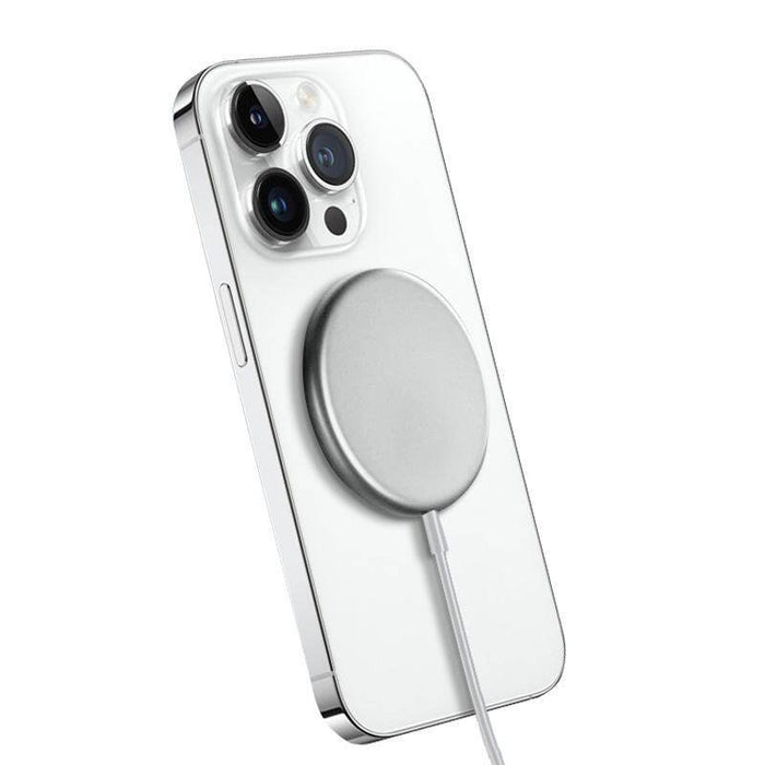 EAN 5904310702164 - Crong MagSpot Smartphone Plata CC Cargador inalámbrico Carga rápida Auto, Interior imagen 1