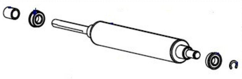 EAN 5704174084273 - Zebra P1083347-012 rodillo de transferencia Rodillo de transferencia para impresora imagen 1