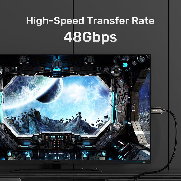 EAN 4894160053114 - UNITEK C11085GY01-15M cable HDMI 30 m HDMI tipo A (Estándar) Negro imagen 8