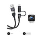 EAN 8436586743628 - SUBBLIM SUBCAB-4IN101 cable USB USB 2.0 USB C Negro imagen 3