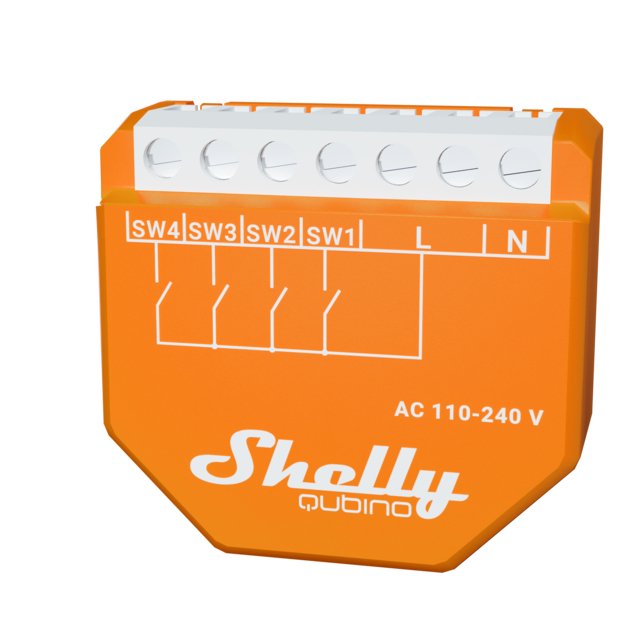 EAN 3800235269077 - Shelly Qubino Wave i4 Interruptor inteligente Naranja imagen 4