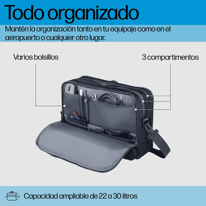EAN 0198122966899 - HP Travel Plus 22 Liter 16 Laptop Bag imagen 4