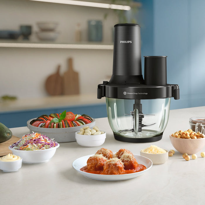 EAN 8720389066627 - Philips 5000 series HR1507/00 picadora eléctrica de alimentos 2 L 450 W Negro imagen 4