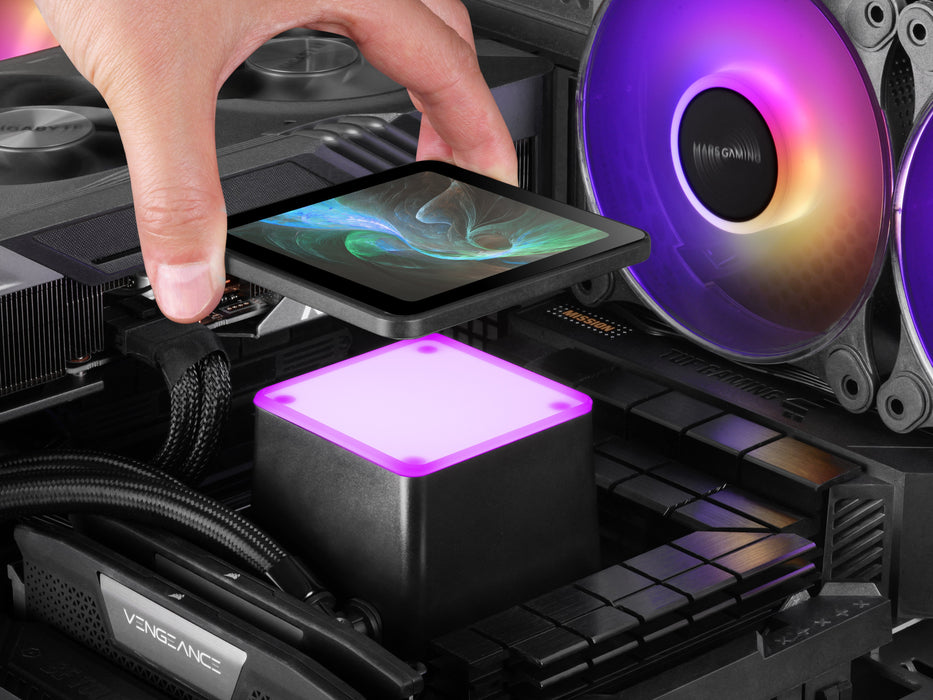 EAN 8435693110675 - Mars Gaming ML-VISIONPRO240 Procesador Sistema de refrigeración líquida todo en uno 12 cm Negro 1 pieza(s imagen 8