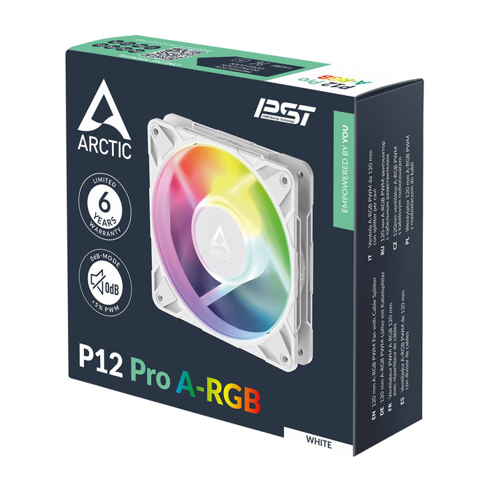 EAN 4895265000133 - ARCTIC Freezer P12 Pro A-RGB (White) Carcasa del ordenador Ventilador 12 cm Blanco 3 pieza(s) imagen 8