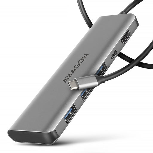 EAN 8595247907509 - Axagon HMC-5H USB-C 3.2 Gen 1 hub 3x USB-A 4K HDMI PD 100W - Silber Alámbrico USB 3.2 Gen 1 (3.1 Gen 1) T imagen 1