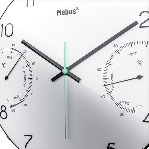 EAN 4007218161062 - Mebus 16106 Quarz-Wanduhr Reloj de cuarzo Alrededor Negro, Blanco imagen 2
