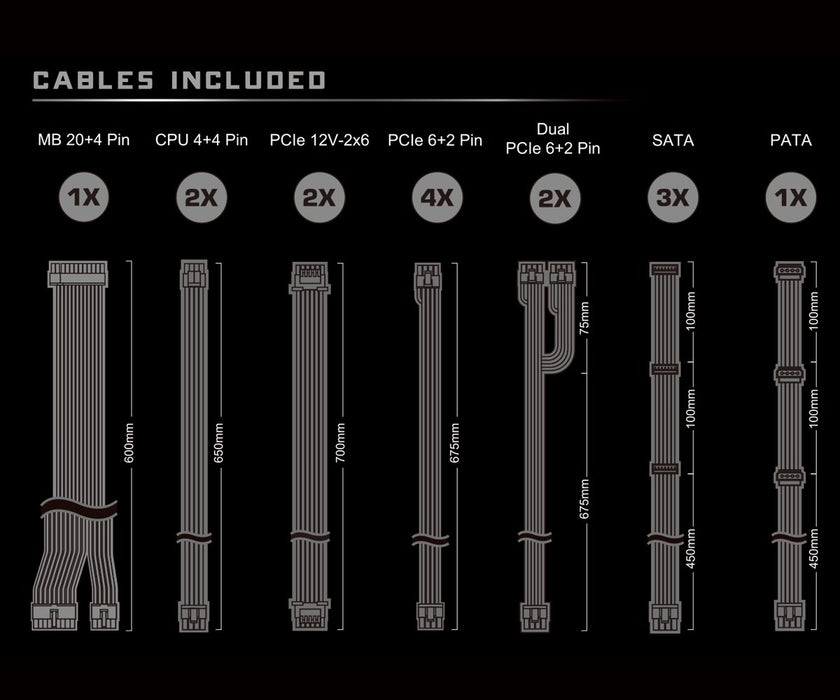 EAN 4710483949289 - Asrock Taichi TC-1300T unidad de fuente de alimentación 1300 W 20+4 pin ATX ATX Negro imagen 7
