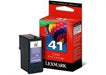 EAN 0734646020596 - Lexmark No.41 Color Return Program Print Cartridge BLISTER cartucho de tinta Original imagen 1