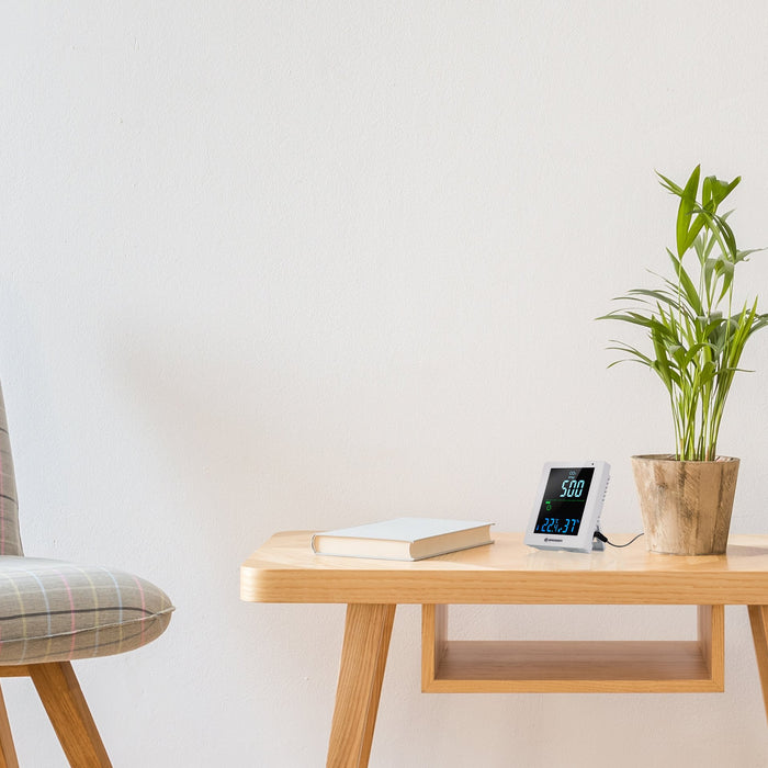 EAN 4007922071381 - Bresser Optics 7004020GYE000 medidor de calidad del aire Blanco imagen 4