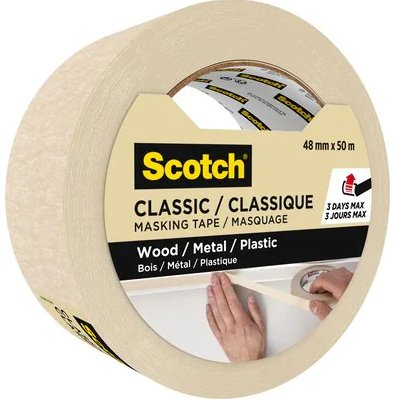 EAN 4054596734999 - 3M Classic 50 m Cinta de pintor Apto para uso en interior Beige imagen 1