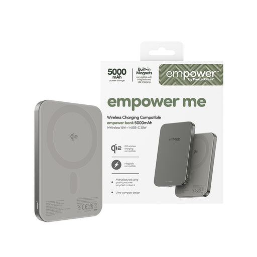 EAN 5715685028366 - PanzerGlass empower by ® empower Bank | 5000mAh | Titanium Protector de pantalla Apple 1 pieza(s) imagen 2