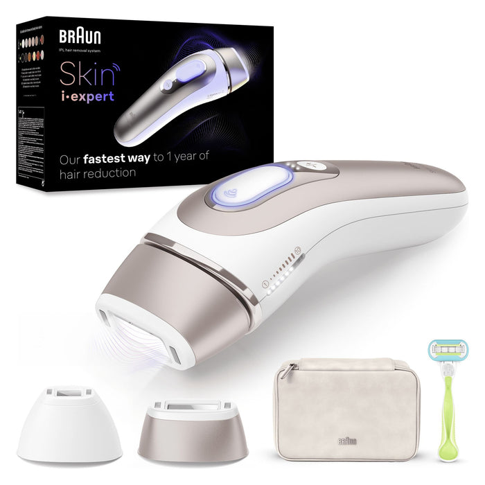 EAN 7500435215183 - Braun Skin i-expert PL7147 Luz pulsada intensa (IPL) Oro rosa, Blanco imagen 1