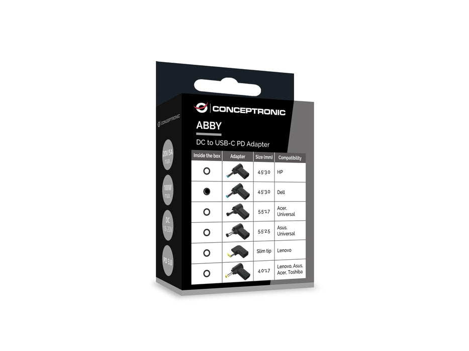 EAN 4015867237731 - Conceptronic ABBY15PC02 accesorio para portatil Clavija de adaptador de corriente para ordenador portátil imagen 4