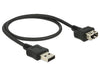 EAN 4043619836635 - DeLOCK 0.5m 2xUSB2.0-A cable USB USB 2.0 0,5 m USB A Negro imagen 1