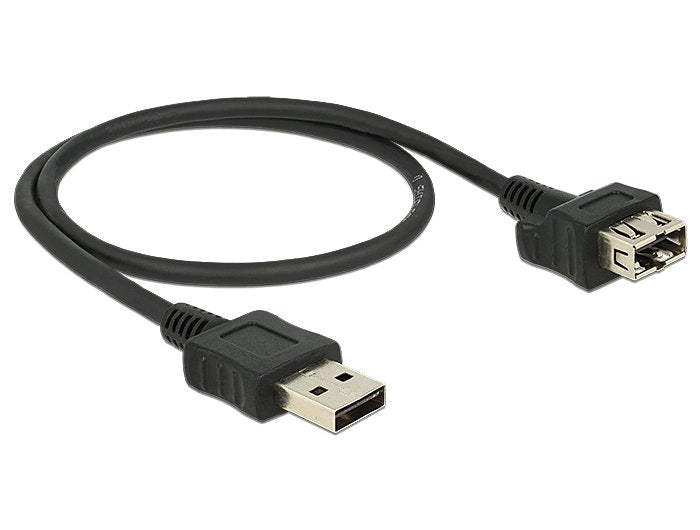 EAN 4043619836635 - DeLOCK 0.5m 2xUSB2.0-A cable USB USB 2.0 0,5 m USB A Negro imagen 1