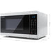 EAN 4974019192987 - Sharp YC-MG81E-W microondas Negro, Blanco Microondas con grill Encimera 28 L 900 W imagen 3