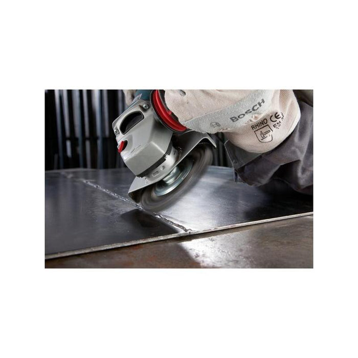 Cepillo De Disco Pesado Bosch Para Metal, Ø 115 Mm, Anudado (Alambre De Acero De 0,5 Mm, M14, Para Amoladoras Angulares  2608622059