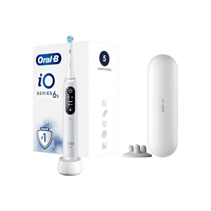 Cepillo Dental Eléctrico Braun Oral-B Serie Io6 Blanco