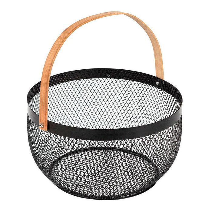 Cesta De Malla Retro Diam.29cm Colección 'Noir Kitchen'