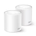 EAN 4895252500196 - TP-Link Deco X50 (2-pack) Doble banda (2,4 GHz / 5 GHz) Wi-Fi 6 (802.11ax) Blanco 3 Interno imagen 1