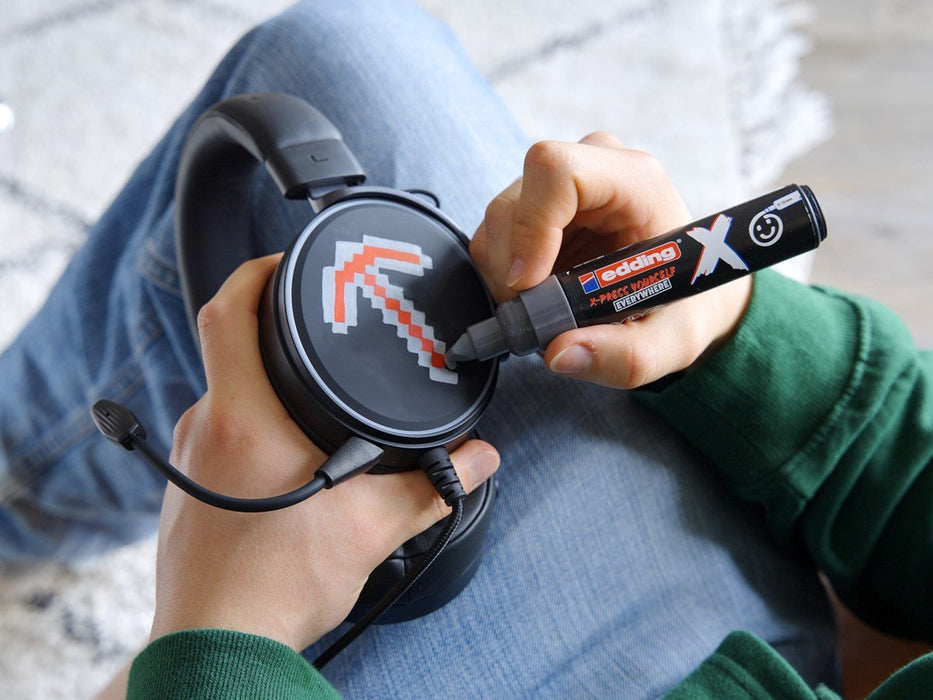 EAN 4057305067142 - Edding 6900 X Multimarker marcador permanente Punta de cincel Gris, Rojo 2 pieza(s) imagen 12