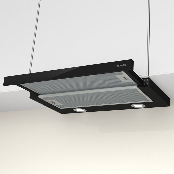 EAN 3838782388453 - Gorenje TH62E4BG campana Semintegrada (extraíble) Negro 450 m³/h imagen 6