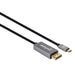 EAN 0766623354844 - Manhattan 354844 adaptador de cable de vídeo 2 m USB Tipo C Negro, Plata imagen 2