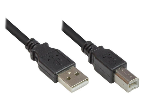 EAN 4014619936151 - Alcasa 2510-05OFS cable USB USB 2.0 0,5 m USB A USB B Negro imagen 1