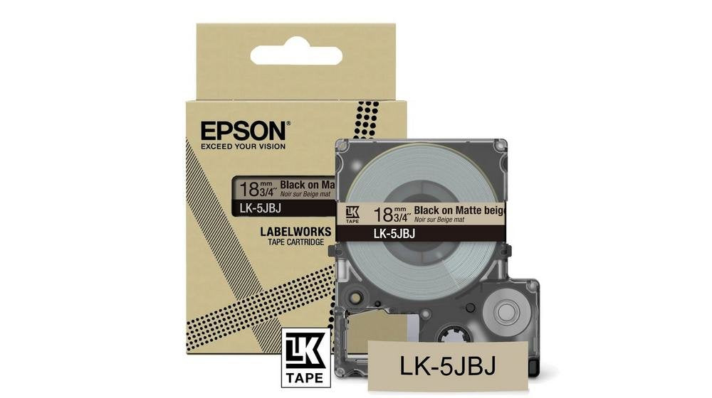 EAN 8715946713809 - Epson LK-5JBJ Beige, Negro imagen 1