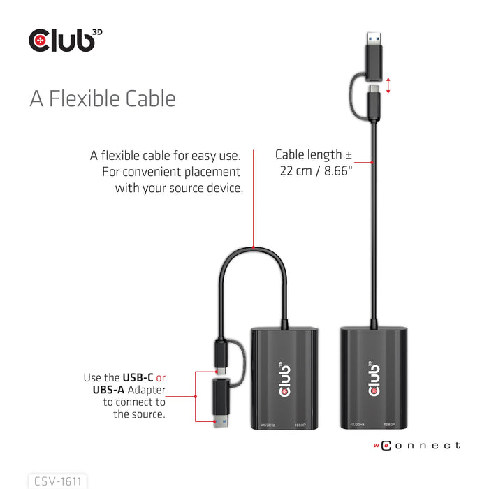 EAN 8719214472429 - CLUB3D CSV-1611 Adaptador gráfico USB 3840 x 2160 Pixeles Negro imagen 11