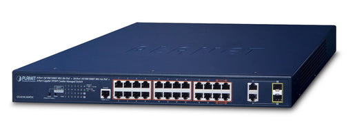 EAN 4711605284820 - PLANET IPv6/IPv4, 4-Port Gestionado Gigabit Ethernet (10/100/1000) Energía sobre Ethernet (PoE) 1U Azul imagen 1