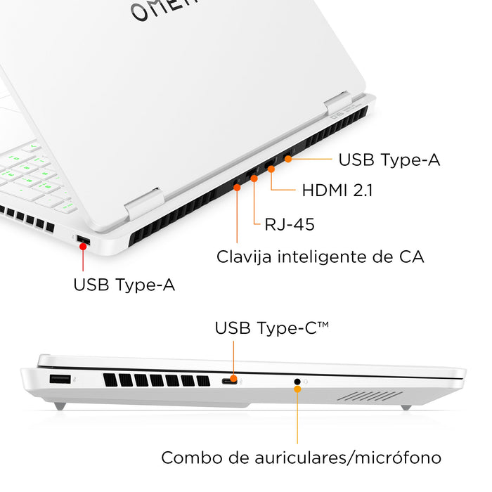 EAN 199251567230 - HP OMEN Gaming Laptop 16-am0041ns Intel Core 7 240H 40,6 cm (16") 2K 32 GB DDR5-SDRAM NVIDIA GeForce RTX 5 imagen 5