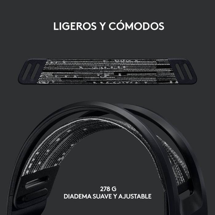 EAN 5099206088719 - Logitech G 981-000864 auricular y casco Auriculares Inalámbrico Diadema Juego Negro imagen 7