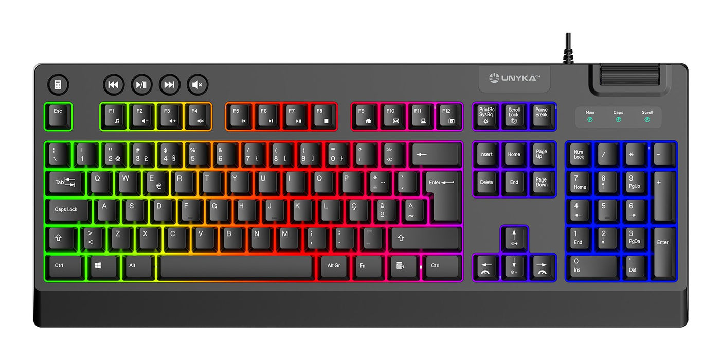 EAN 8436617921087 - UNYKAch Nova 4in1 PT teclado Ratón incluido Juego USB QWERTY Negro imagen 2