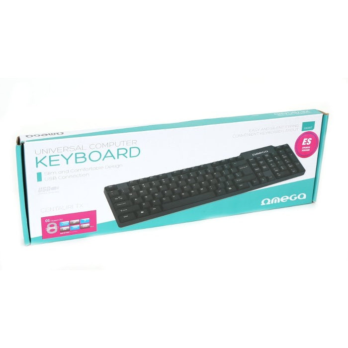 EAN 5907595426602 - Omega OK05TES teclado Universal USB QWERTY Español Negro imagen 4