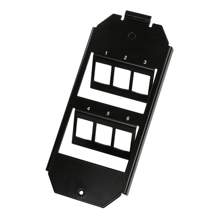 EAN 4052792061475 - LogiLink NK4060 placa de pared y cubierta de interruptor Negro imagen 1
