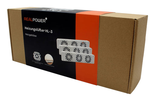 EAN 4040895012838 - RealPower HL-3 Interior Blanco Ventilador eléctrico imagen 2