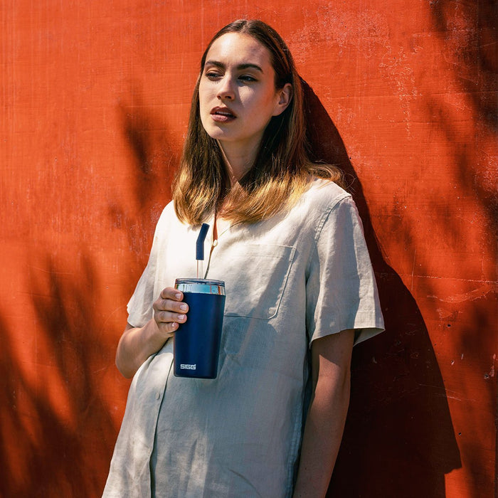 EAN 7630135601525 - SIGG 6015.20 taza de viaje 450 ml Azul Acero inoxidable imagen 4