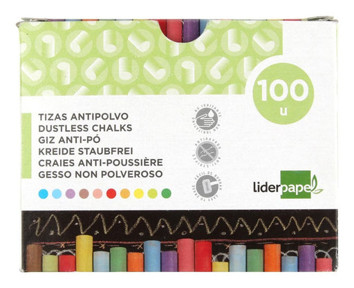 EAN 8423473776609 - Liderpapel 77660 tiza Multicolor 100 pieza(s) imagen 1
