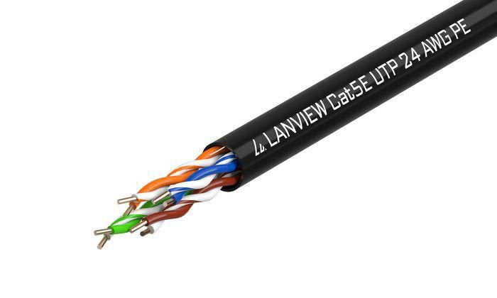 EAN 5704174931690 - Lanview LVN122149 cable de red Negro 305 m Cat5e U/UTP (UTP) imagen 1