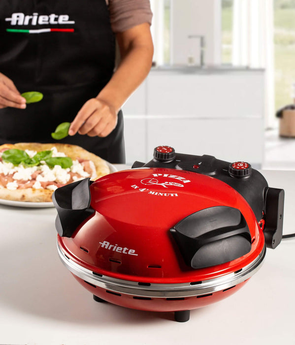 EAN 8003705116702 - Ariete 0909/10 fabricante de pizza y hornos 1 Pizza(s) 1200 W Negro, Rojo imagen 11