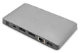 EAN 4016032480921 - Digitus DA-70895 base para portátil y replicador de puertos Alámbrico Thunderbolt 3 Negro, Gris imagen 3