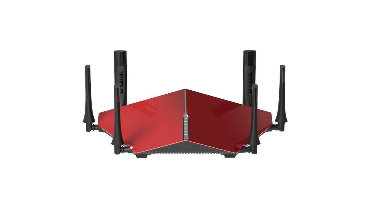 EAN 0790069411571 - D-Link DIR-890L router inalámbrico Gigabit Ethernet Tribanda (2,4 GHz/5 GHz/5 GHz) Rojo imagen 1