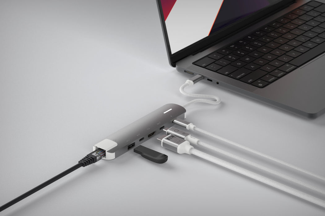 EAN 8720574622713 - LINQ LQ49061 base para portátil y replicador de puertos Alámbrico USB 3.2 Gen 2 (3.1 Gen 2) Type-C Gris,  imagen 8