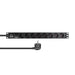 EAN 5715063046876 - Lanview LVR-3MSCH-SPD-SCH8 unidad de distribución de energía (PDU) 8 salidas AC 1U Negro imagen 1