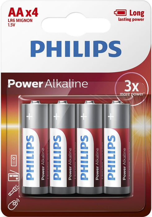 EAN 8712581549909 - Philips Power Alkaline LR6P4B/10 pila doméstica Batería de un solo uso Alcalino imagen 1