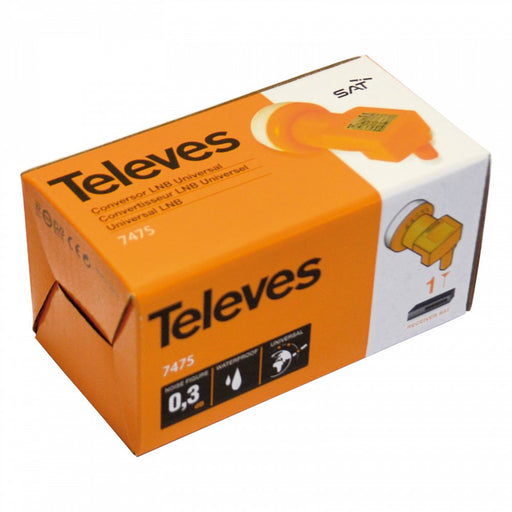 EAN 8424450074756 - Televes 7475 convertidor low noise block (lnb) 10,7 - 12,75 GHz Naranja imagen 2