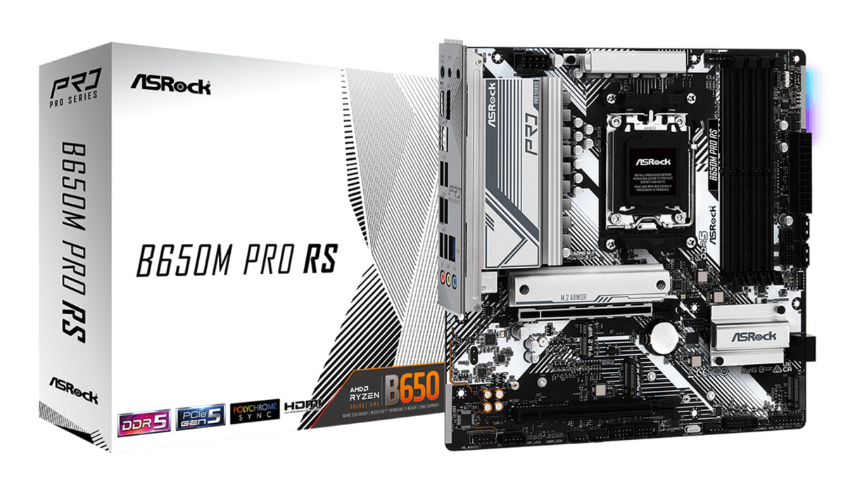 EAN 4710483943096 - Asrock B650M Pro RS AMD B650 Zócalo AM5 micro ATX imagen 1